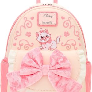 Loungefly Disney The Aristocats Marie Velvet Bow Mini Backpack - BoxLunch Exclusive PINK NONE