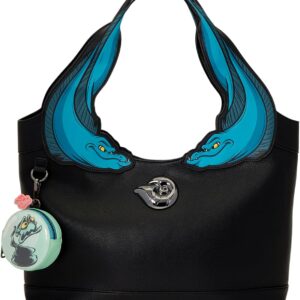 Loungefly Disney: Villains - Ursula - Cosplay Oversized Tote Bag with Coin Bag - Collectible Bags