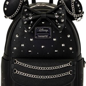Loungefly Disney: Minnie Mouse - Studs and Chains - Mini Backpack - Collectible Bags
